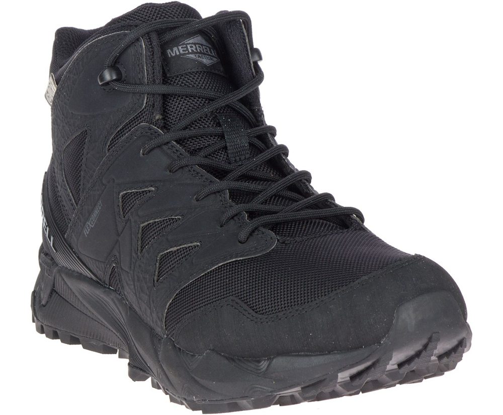 Merrell Støvler Dame - Agility Peak Mid Tactical Waterproof - Sort - WEV895610